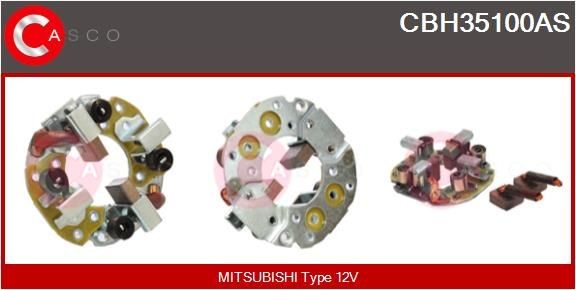 CASCO Kinnitus, süsinikuharjad CBH35100AS CBH35100AS CASCO Harjad, starter BMW odav