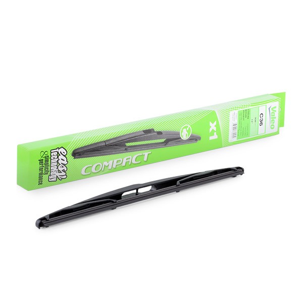 VALEO Tergicristallo posteriore 576053 Tergicristallo posteriore VALEO COMPACT 576053 Pulizia vetri Clio 3 prezzo