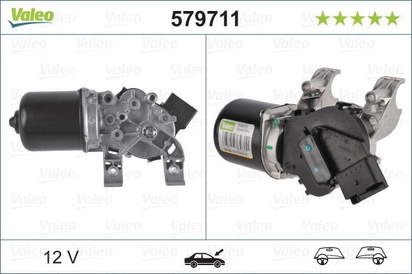 VALEO Vindrutetorkarmotor 579711 579711 VALEO torkarblad, motor Saab 9-5