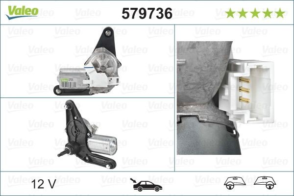Viskermotor VALEO 579736 VALEO ORIGINAL PART 579736 Viskermotor RENAULT CLIO 2023