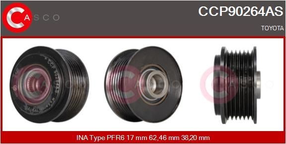 CASCO Remenica alternátora CCP90264AS CCP90264AS Jednotlivé diely KIA XCEED CASCO