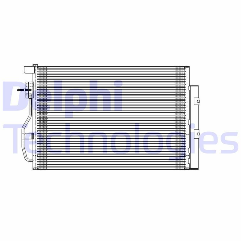 DELPHI Kondensator, klimaanlegg CF20266 CF20266 AC kondensator CHEVROLET MALIBU DELPHI