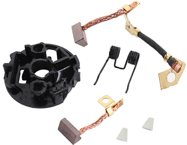 VALEO Hållare, kolborstar 594070 VALEO 594070 Kolborste, startmotor Opel Astra F CC original