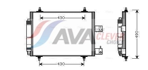 AVA COOLING SYSTEMS Condenseur, climatisation CNA5213D Fiat DUCATO Condenseur AVA COOLING SYSTEMS CNA5213D