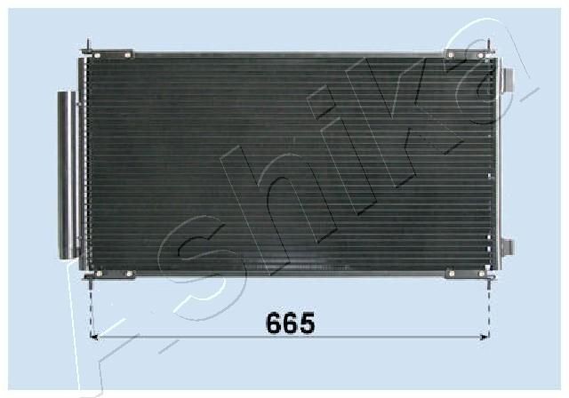 ASHIKA Kondensaator, kliimaseade CND193018 CND193018 Kliimaradiaator HONDA PRELUDE ASHIKA