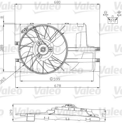 VALEO Βεντιλατέρ 696129 Βεντιλατέρ VALEO CLIO 696129 φθηνά