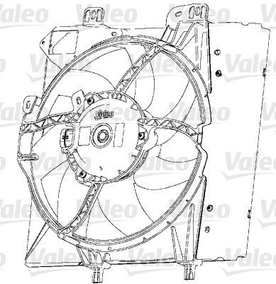 VALEO Køleventilator 696238 VALEO 696238 Peugeot 207 cc Køleventilator pris