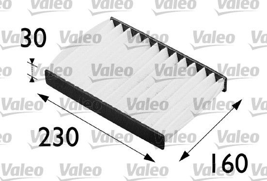 VALEO Kupéfilter 698255 Dacia Logan MCV KS Kupéfilter VALEO 698255