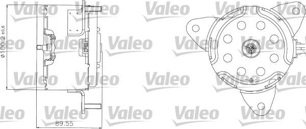 VALEO Elektromotor, kølerventilator 698308 Elektromotor, kølerventilator VALEO BERLINGO 698308 billig