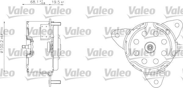 VALEO Motor eléctrico, ventilador del radiador 698337 VALEO Motor del ventilador del radiador 698337 evaluación