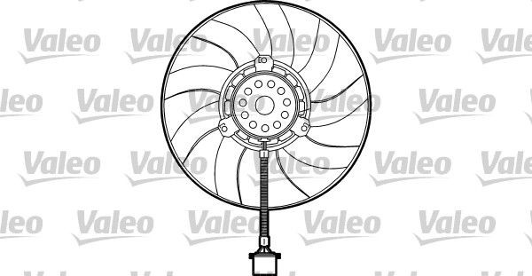 VALEO Køleventilator 698373 Køleventilator VALEO Volkswagen CALIFORNIA 698373