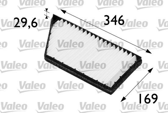 Suodatin, sisäilma VALEO 698488 VALEO CLIMFILTER COMFORT 698488: Sisäilmansuodatin Peugeot 206 2020