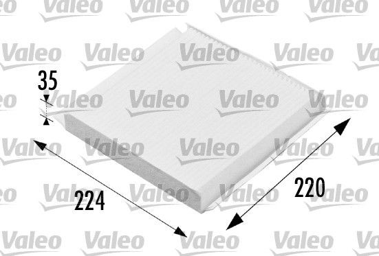 VALEO Pollen filter 698657 VALEO 698657 Dispatch I Platform / Chassis pollen filter cost
