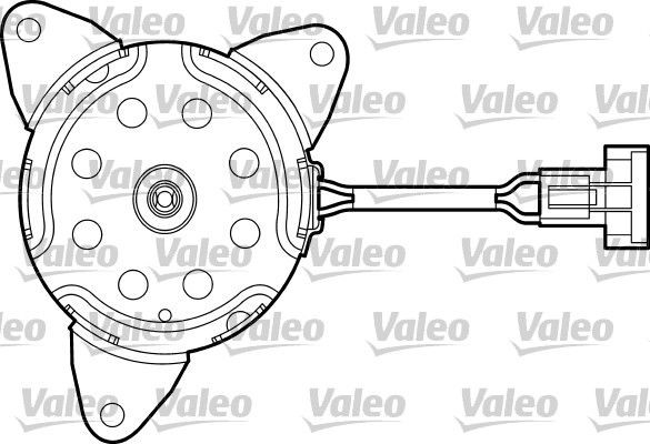 VALEO Motor eléctrico, ventilador del radiador 698669 Motor del ventilador del radiador VALEO 698669 baratos