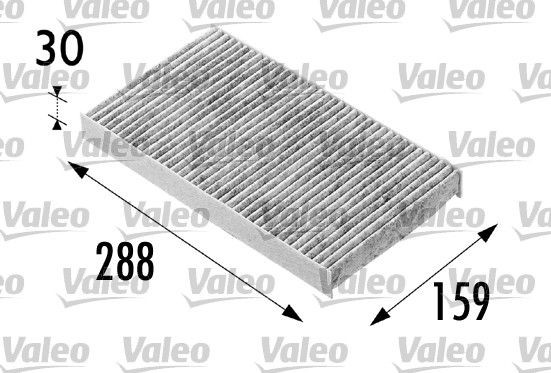 VALEO Kupéfilter 698687 VALEO 698687 pollenfilter Fiat Marea Weekend pris