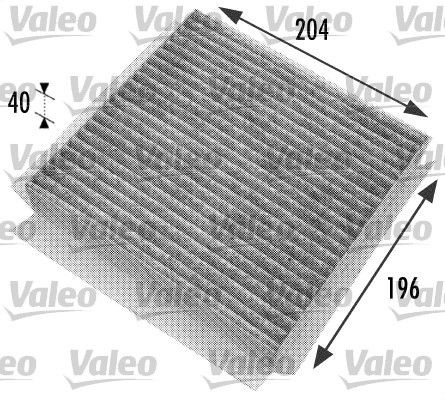 VALEO Kupefilter 698774 698774 CLIMFILTER PROTECT Kupefilter SMART FORTWO VALEO