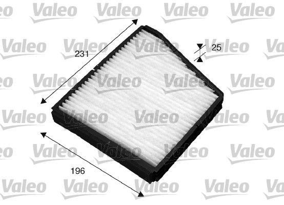 VALEO Filtre d'habitacle 698860 Chevrolet BLAZER K5 Filtre à air climatisation VALEO CLIMFILTER COMFORT 698860