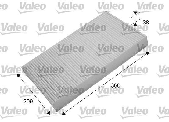 VALEO Interieurfilter 698871 Mercedes-Benz SL Interieurluchtfilter VALEO CLIMFILTER COMFORT 698871
