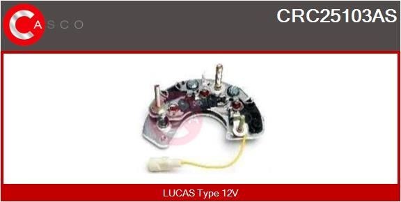 CASCO Likeretter, dynamo CRC25103AS CASCO CRC25103AS Reparasjonssett Land Rover Defender L316