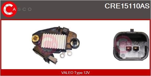 Ρυθμιστής γεννήτριας CASCO CRE15110AS CASCO CRE15110AS Ρυθμιστής τάσης γεννήτριας Renault SCÉNIC 2001