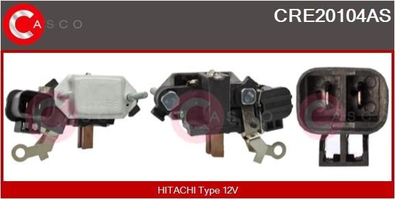 CASCO Generatorregulator CRE20104AS Laderegulator CASCO PORSCHE CRE20104AS