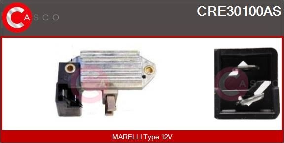 CASCO Spanningsregelaar CRE30100AS Mercedes-Benz A-Klasse Regulator dynamo CASCO CRE30100AS
