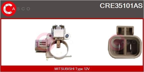 Spanningsregelaar CASCO CRE35101AS CASCO CRE35101AS: Regulator dynamo Mitsubishi PAJERO 2023