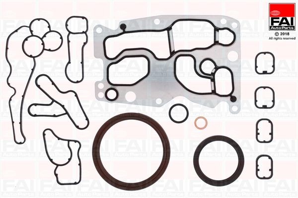 FAI AutoParts Pakningssæt, oliekøler CS1756 CS1756 Krumtaphuspakning TOYOTA IQ FAI AutoParts