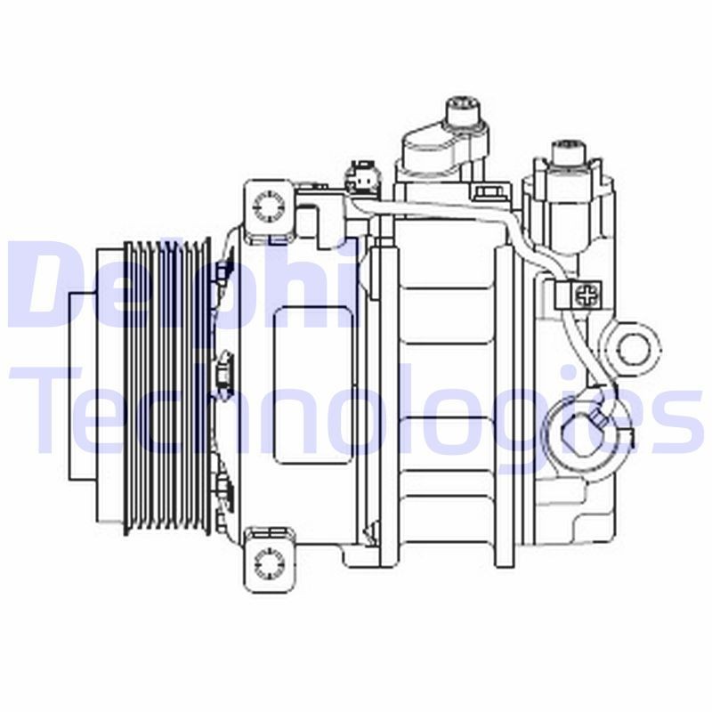 Kliimakompressor DELPHI CS20378 DELPHI CS20378: Kliimaseadme kompressor Mercedes R-klass 2009