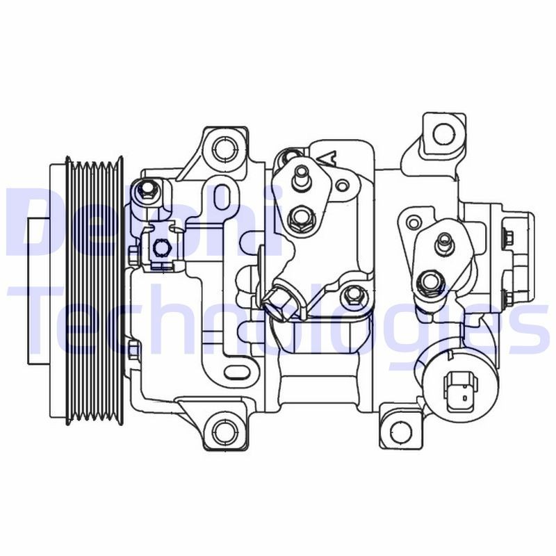 DELPHI Klimakompressor CS20478 CS20478 DELPHI Toyota Hilux VIII Klimakompressor Preis