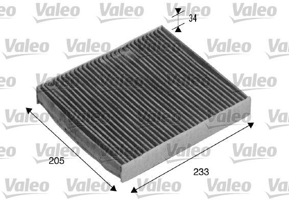 VALEO Filter, salongiõhk 715511 715511 Salongifilter VALEO FORD KA