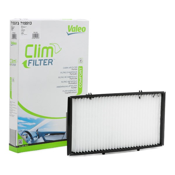 VALEO Filtro, ar do habitáculo 715513 Filtro de pólen VALEO Renault MODUS CLIMFILTER COMFORT 715513