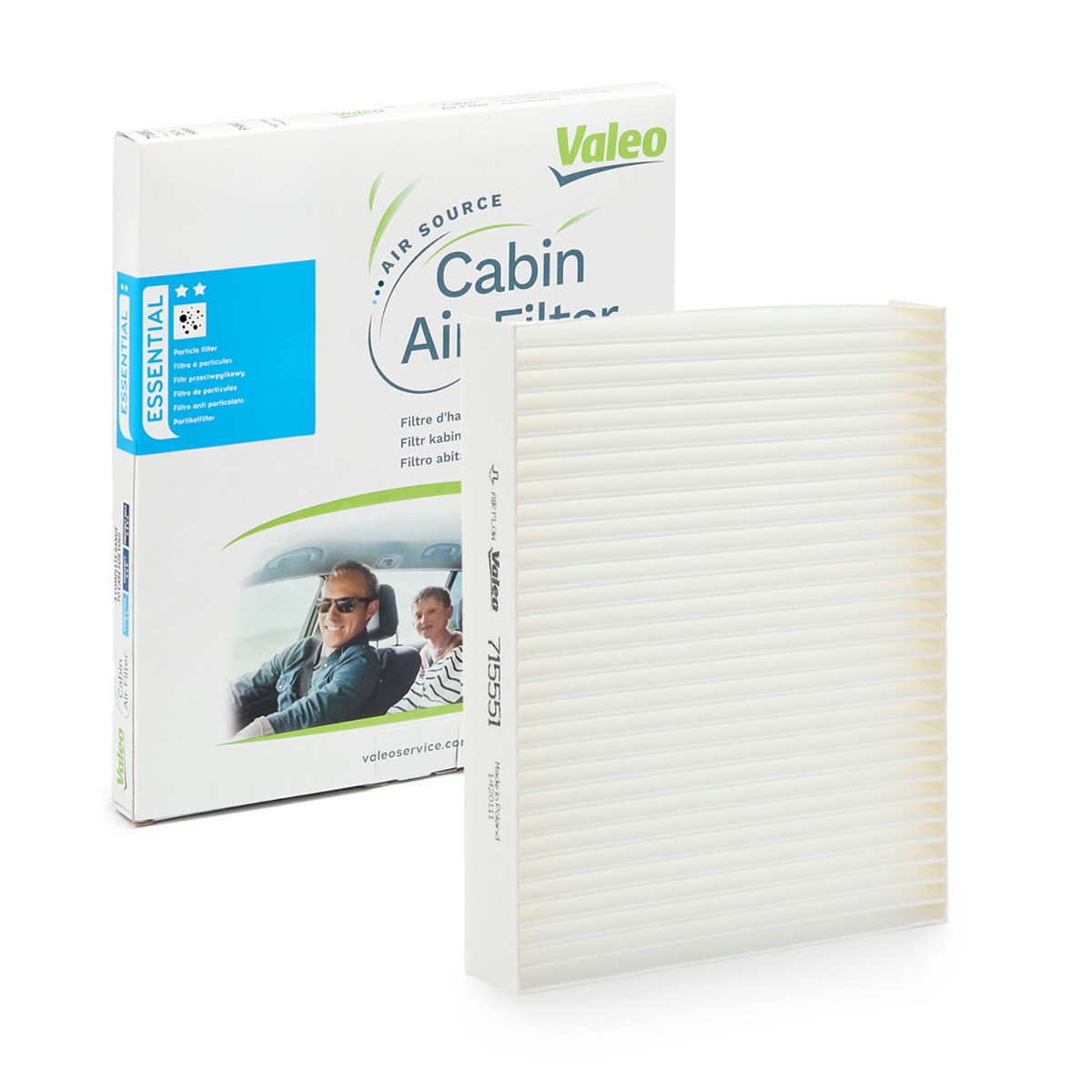 VALEO Filter, salongiõhk 715551 Salongifilter VALEO LAND CRUISER 715551 odav