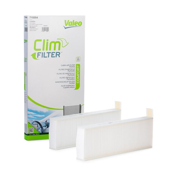VALEO Interieurfilter 715554 prijs Cabinefilter Citroën UD_ 715554 VALEO