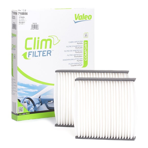 Filter, salongiõhk VALEO 715556 VALEO CLIMFILTER COMFORT 715556: Salongifilter Citroen DS3 2014