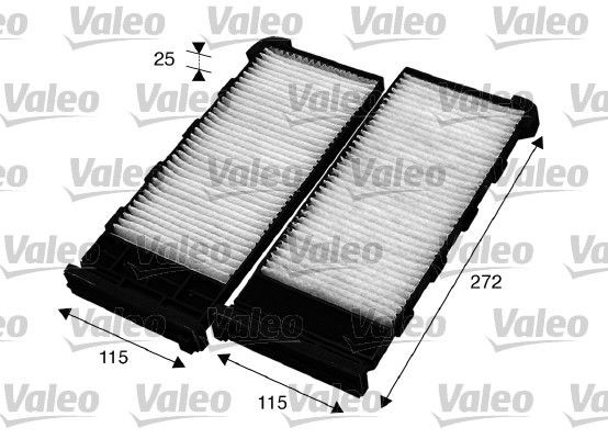 Filtro abitacolo VALEO 715561 VALEO CLIMFILTER COMFORT 715561 Filtro antipolline carbone attivo e biofunzionale Nissan PATROL 2022