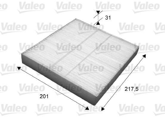 Filtro, ar do habitáculo VALEO 715631 VALEO CLIMFILTER COMFORT 715631 Filtro de pólen INFINITI FX 2021