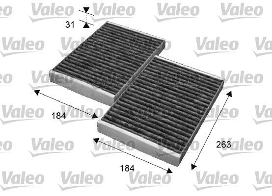 VALEO Filtrs, Salona telpas gaiss 715643 715643 Salona gaisa filtrs VALEO MERCEDES-BENZ E Klase