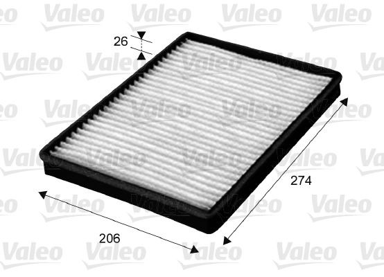 VALEO Filtre d'habitacle 715654 Filtre clim VALEO BLAZER K5 715654 pas cher