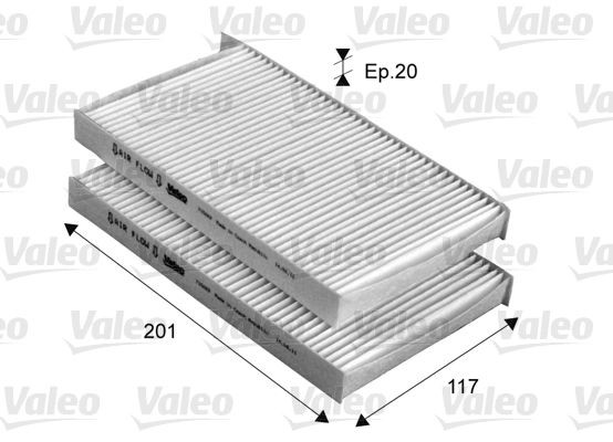 Kupefilter VALEO 715669 VALEO CLIMFILTER COMFORT 715669: Kupefilter Hyundai H-1 Kassevogn 2025