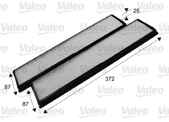 VALEO Kupéfilter 715684 VALEO 715684 Kupéfilter Mercedes S124 original