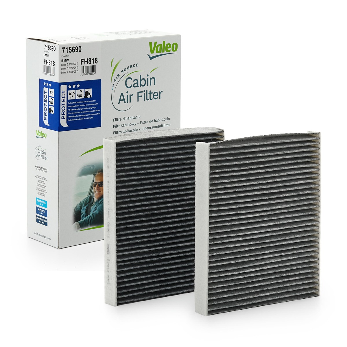 VALEO Filtro abitacolo 715690 Costo Filtro abitacolo VALEO BMW CLIMFILTER PROTECT 715690