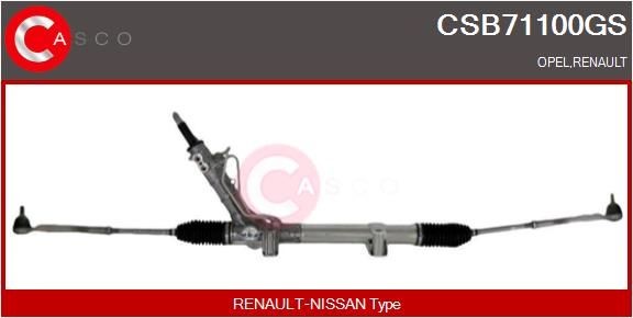 CASCO Hammastanko CSB71100GS Renault Trafic II Flatbed Kuorma-auto ohjausvaihde CASCO CSB71100GS