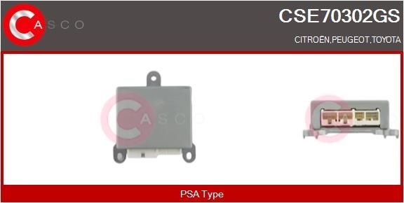 CASCO Módulo de comando, direcção assistida CSE70302GS Interruptor de pressão do óleo FORD CASCO CSE70302GS