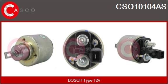 CASCO Magnetafbryder, starter CSO10104AS CASCO CSO10104AS Magnetafbryder, starter VW Tiguan I (5N) 1.4 TSI 122 HK 2018