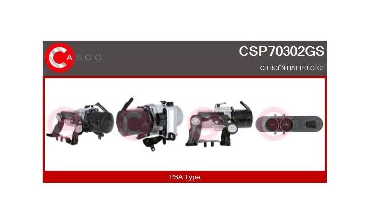 Stuurbekrachtigingspomp CASCO CSP70302GS CASCO CSP70302GS Hydraulische pomp CITROËN JUMPY 2008