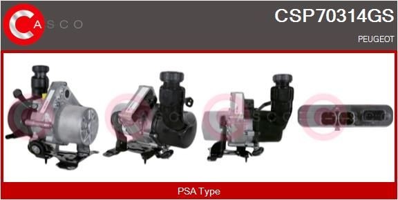 Pompa idraulica, sterzo CASCO CSP70314GS CASCO CSP70314GS Pompa idroguida PEUGEOT 508 2020