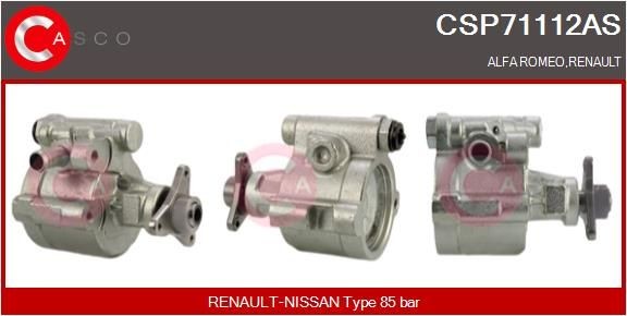 CASCO Stuurbekrachtigingspomp CSP71112AS CASCO CSP71112AS Stuurbekrachtigingspomp Renault 9 Sedan aan een voordelige prijs