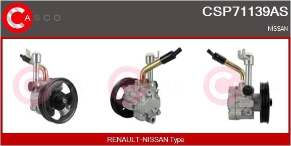 CASCO Pompe de direction assistée CSP71139AS CSP71139AS Pompe hydraulique de direction assistée CASCO TOYOTA HILUX Pick-up