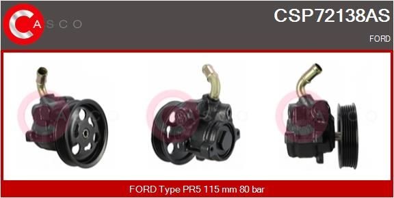 CASCO Pompa idraulica, sterzo CSP72138AS CASCO CSP72138AS Pompa idroguida elettrica Ford Escort MK7 Cabrio prezzo